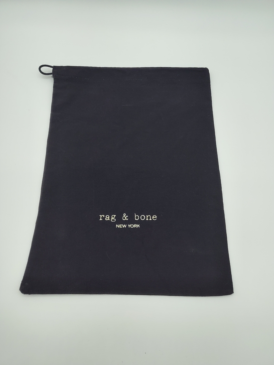 rag & bone Other - rag & bone Dust Bag 14x10.5 Black Drawstring Storage Shoe Travel Organizer Pouch